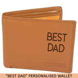Brown Genuine Leather Wallet for Dad from Diesel