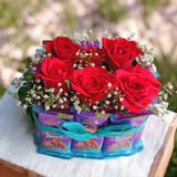 Dairy Milk Silk Oreo With Roses Combo