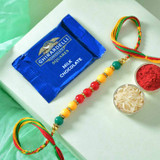 Beads Rakhi with Ghirardelli ( Delivery In USA Only)