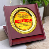 Customizable Folding Wooden Stand Token Of Love