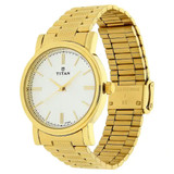 Titan Golden Watch for Men's - 99001YM02
