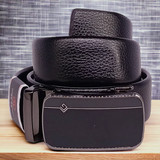 Square Buckle Personalized Belt for Dad- Black Color