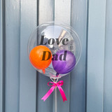 'Love Dad' Printed Bobo Balloons- Father's Day Special