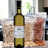 White Wine and Dry Nuts Delights