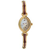 Titan Brass Case Champagne Dial Analog Watch for Women (2251YM24)
