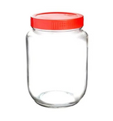 Yera Glass Jar with Plastic Lid- 1kg