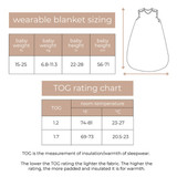 Crane Baby Ezra Wearable Blanket 0-9mo. (Muslin Copper Dash) Crane Baby Ezra Wearable Blanket 0-9mo. (Muslin Copper Dash)