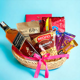 JW Black Label with Namkeen, Cashew & Chocolates Gift Hamper