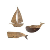 Crane Baby Caspian Nursery Wall Decor- 3PC