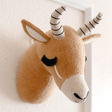 Crane Baby Antelope Plush Head Wall Decor Crane Baby Antelope Plush Head Wall Decor