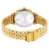 Sonata Classic Gold Black Dial Watch For Women-8178YM03