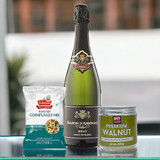 Baron French Sparkling Wine with Walnut & Cornflakes Combo