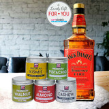 5 Type Dry Nuts Combo with Jack Daniels Whisky 5 Type Dry Nuts Combo with Jack Daniels Whisky