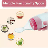 R for Rabbit First Feed Silicon Spoon - RED