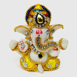 Mini God Ganesh Statue- Color May Vary
