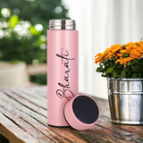 Personalized Stainless Steel Pink Water Bottle