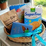 Sugar Free Biscuits with Cashews and Tea Combo