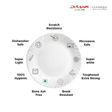 Laopala White Full Plate- 11" (Baltra)