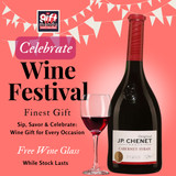 JP Chenet Cabernet-Syrah 750ml (Red Wine) with Complementary Wine Glass