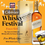 Johnnie Walker Gold Label Reserve 1000ml + (Free Whisky Glass In KTM)