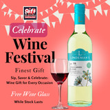 Lindeman's Bin 95 Sauvignon Blanc White Wine with Free Wine Glass