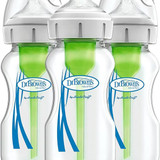 Dr.Brown's 8 oz/250 ml Options+ Glass Narrow Baby Bottles, 2-Pack