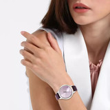 Fastrack Purple Analog Watch for Her- 6267SL01