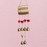 Decorative Hanging Wind Bell With Madal- 21"