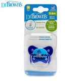 Dr.Brown's Prevent  Contoured SHIELD Pacifier - Stage 1 * 0-6M - Blue, 1-Pack