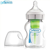 Dr.Brown's 5 oz/150 ml Options+ Wide-Neck Bottle Glass Single Dr.Brown's 5 oz/150 ml Options+ Wide-Neck Bottle Glass Single