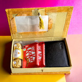 "Chocolates With Wallet Gift Box for Him"