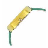 Fastrack Mens Dark Green Dial Leather Analog Watch - 3272QL01