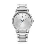 Fastrack Silver Dial Analog Men's Watch - 3291SM02 Fastrack Silver Dial Analog Men's Watch - 3291SM02