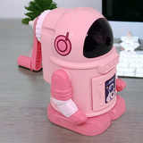 Plastic Cute Space Astronaut Shaped Pencil Sharpener For Kids