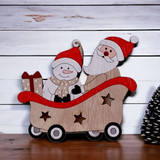 Christmas Wooden Santa Decoration Christmas Wooden Santa Decoration