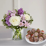 Flowers and Strawberries (USA Delivery Only)