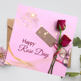 Roses Design Greeting Card For Rose Day