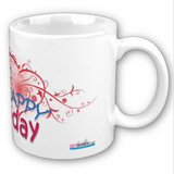 Happy Birthday Cup (Heart) - Send gifts to Nepal