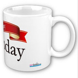 Happy Birthday Cup (Ribbon Design) - Send gifts to Nepal