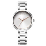 Titan White Dial Analog Watch For Her-2480SM12