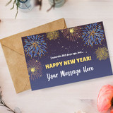 Customized New Year Greeting Card