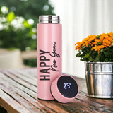 Happy New Year Printed On Temperature Bottle