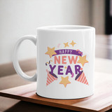 Beautiful Design Happy New Year Ceramic Mug