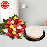 2kg Cheesecake and 24 Roses (USA Delivery Only) 2kg Cheesecake and 24 Roses (USA Delivery Only)