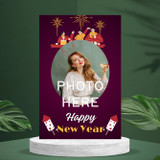 New Year Personalised Photo Print On Greeting Card