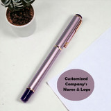 Silver Color Personalized Name & Logo Print Ball Pen