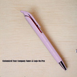 Customised Your Company Name & Logo On White Ball Pen
