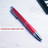 Black Ball Pen Customized With Company Name & Logo