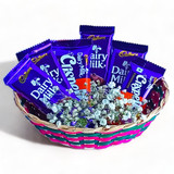 Perfect Cadbury Chocolates In A Basket