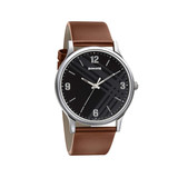 Sonata Black Dial Analog Watch For Him- 77105SL02